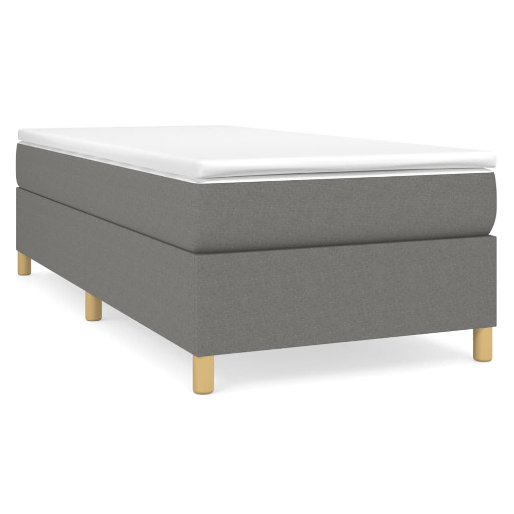  Rám na boxspring posteľ tmavosivý 80x200 cm látka