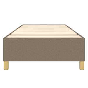 Rám postele s boxspringem taupe 80x200 cm textil - obrázek 5