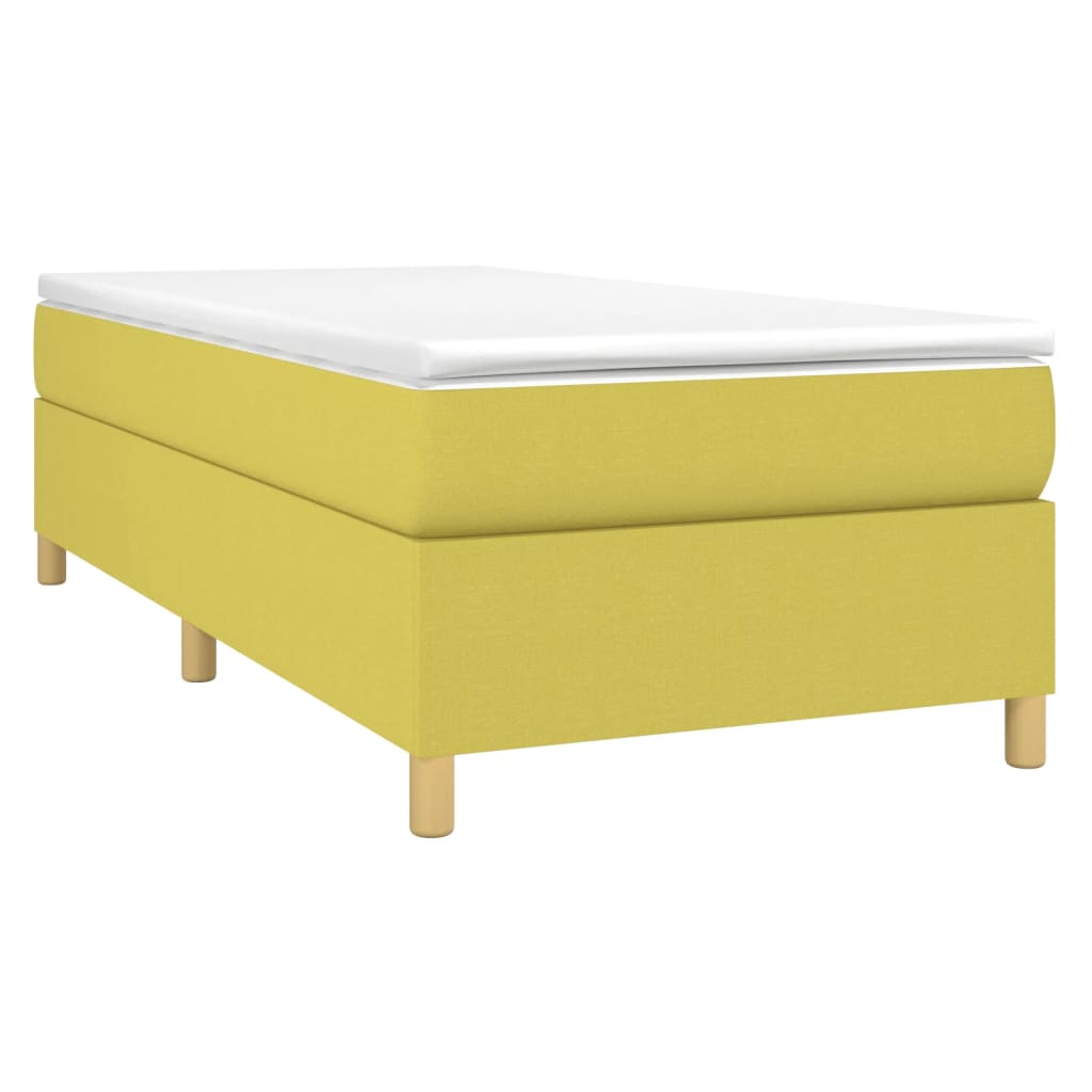 vidaXL Bedframe stof groen 80x200 cm afbeelding