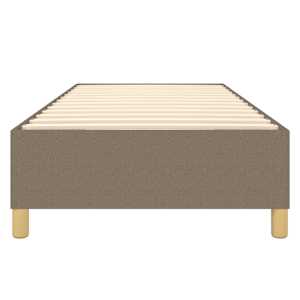 Rám postele s boxspringem taupe 90x190 cm textil - obrázek 5
