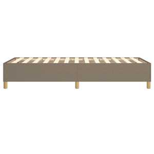 Rám postele s boxspringem taupe 90x190 cm textil - obrázek 6