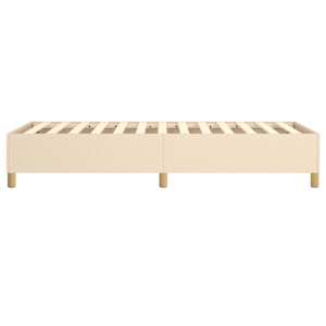 Rám postele s boxspringem krémově 90x190 cm textil - obrázek 6