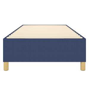 Rám postele s boxspringem modrá 90x190 cm textil - obrázek 5