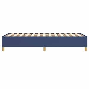 Rám postele s boxspringem modrá 100x200 cm textil - obrázek 6