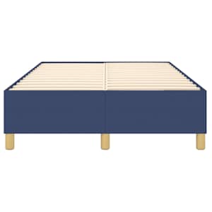 Rám postele s boxspringem modrá 120x200 cm textil - obrázek 5
