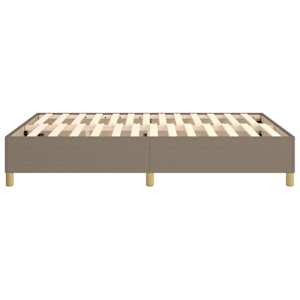 Rám postele s boxspringem taupe 140 x 190 cm textil - obrázek 6