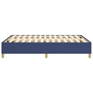 Rám postele s boxspringem modrý 140 x 190 cm textil - obrázek 6