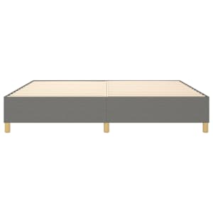 Rám postele s boxspringem tmavě šedá 140 x 200 cm textil - obrázek 5