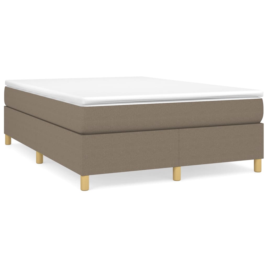 Thumbnail - vidaXL Boxspringbettgestell Taupe 140x200 cm Stoff