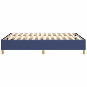 Rám postele s boxspringem modrý 140 x 200 cm textil - obrázek 6