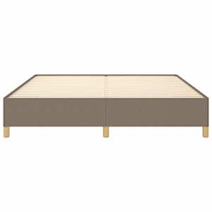Rám postele s boxspringem taupe 160 x 200 cm textil - obrázek 5