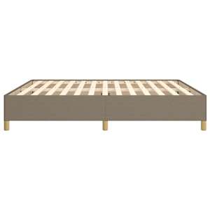 Rám postele s boxspringem taupe 160 x 200 cm textil - obrázek 6