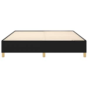 Rám postele s boxspringem černý 180 x 200 cm textil - obrázek 5