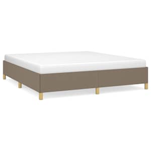 Rám postele s boxspringem taupe 180 x 200 cm textil - obrázek 2