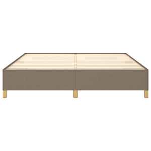 Rám postele s boxspringem taupe 180 x 200 cm textil - obrázek 5