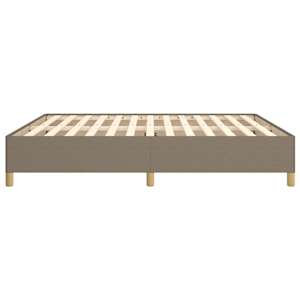 Rám postele s boxspringem taupe 180 x 200 cm textil - obrázek 6