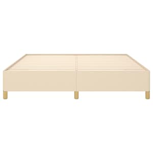Rám postele s boxspringem krémový 180 x 200 cm textil - obrázek 5