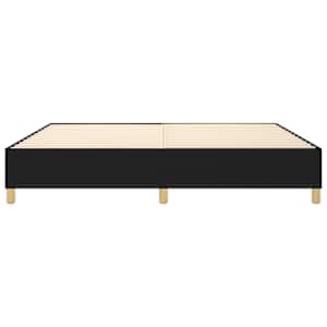 Rám postele s boxspringem černý 200 x 200 cm textil - obrázek 5