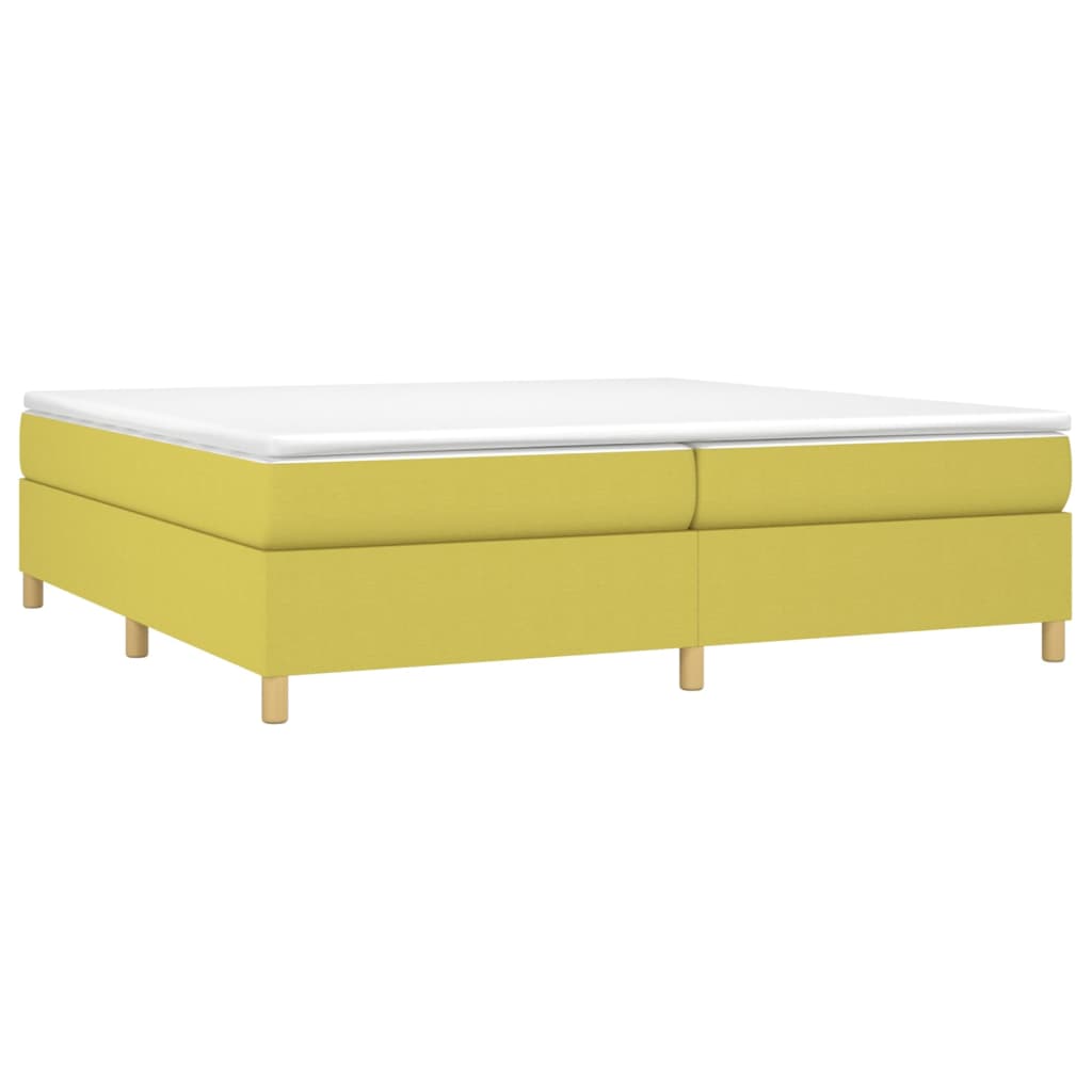 vidaXL Bedframe zonder matras 200x200 cm stof groen afbeelding