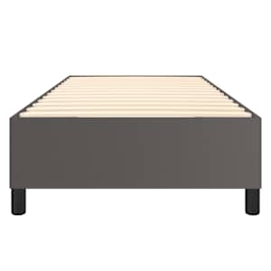 Rám postele s boxspringem šedý 80 x 200 cm umělá kůže - obrázek 5