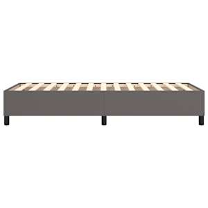 Rám postele s boxspringem šedý 80 x 200 cm umělá kůže - obrázek 6