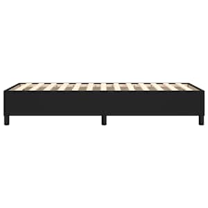 Rám postele s boxspringem černý 90 x 190 cm umělá kůže - obrázek 6