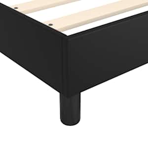 Rám postele s boxspringem černá 100 x 200 cm umělá kůže - obrázek 7