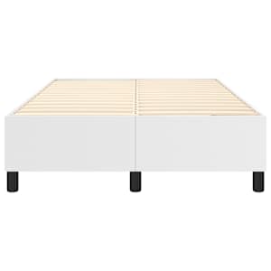Rám postele s boxspringem bílý 120 x 200 cm umělá kůže - obrázek 5