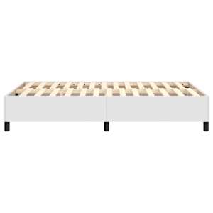 Rám postele s boxspringem bílý 120 x 200 cm umělá kůže - obrázek 6