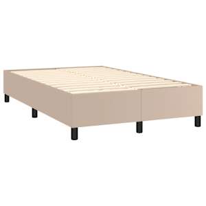 Rám postele s boxspringem cappuccino 120x200 cm umělá kůže - obrázek 4