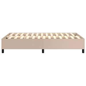 Rám postele s boxspringem cappuccino 120x200 cm umělá kůže - obrázek 6