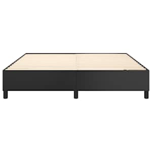 Rám postele s boxspringem černá 180 x 200 cm umělá kůže - obrázek 5