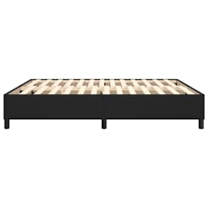 Rám postele s boxspringem černá 180 x 200 cm umělá kůže - obrázek 6