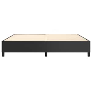 Rám postele s boxspringem černá 200 x 200 cm umělá kůže - obrázek 5