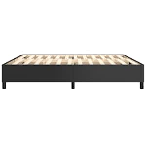 Rám postele s boxspringem černá 200 x 200 cm umělá kůže - obrázek 6