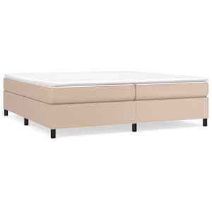 Rám postele s boxspringem cappuccino 200x200 cm umělá kůže - obrázek 2