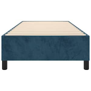 Rám postele s boxspringem tmavě modrý 80x200 cm samet - obrázek 5