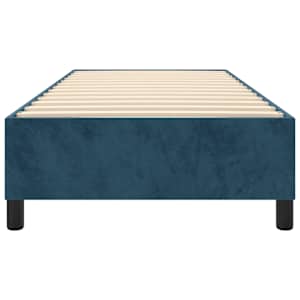 Rám postele s boxspringem tmavě modrý 90x190 cm samet - obrázek 5