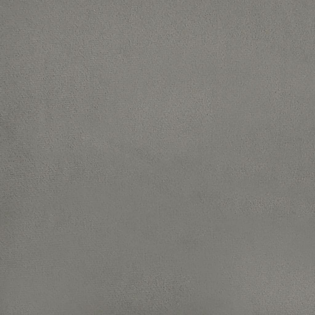  Posteľný rám na boxspring bledosivý 90x200 cm, zamat