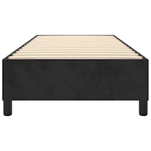 Rám postele s boxspringem černá 90 x 200 cm samet - obrázek 5