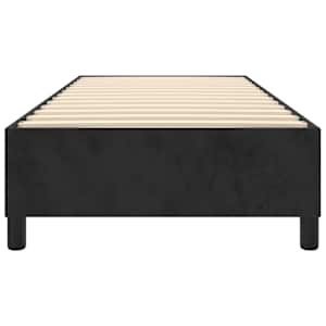 Rám postele s boxspringem černý 100 x 200 cm samet - obrázek 5