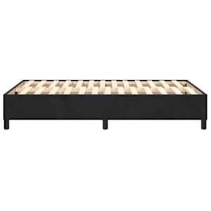 Rám postele s boxspringem černý 120 x 200 cm samet - obrázek 6