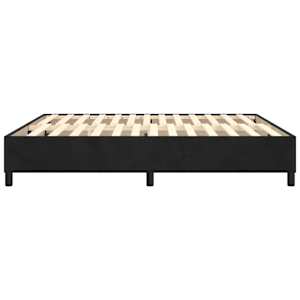 Rám postele s boxspringem černý 180 x 200 cm samet - obrázek 6