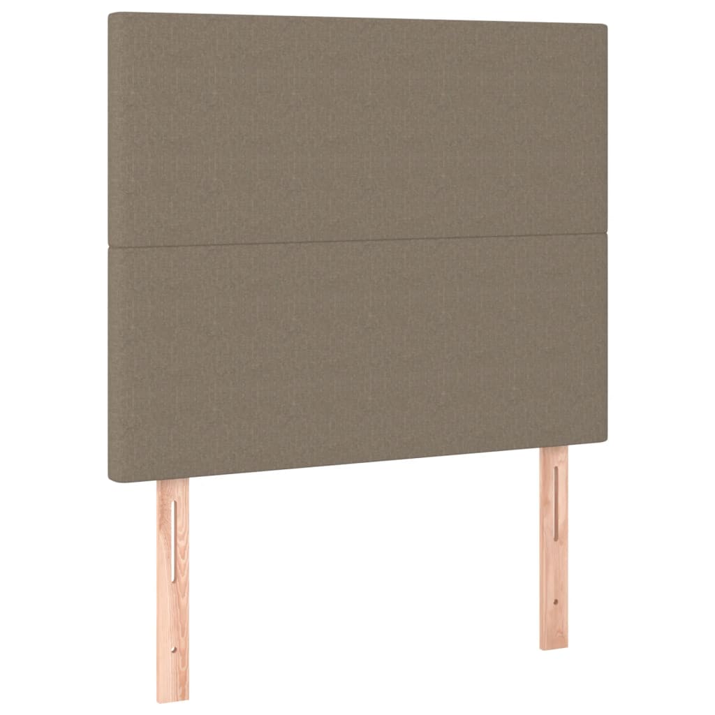 Thumbnail - vidaXL Kopfteile 2 Stk. Taupe 80x5x78/88 cm Stoff