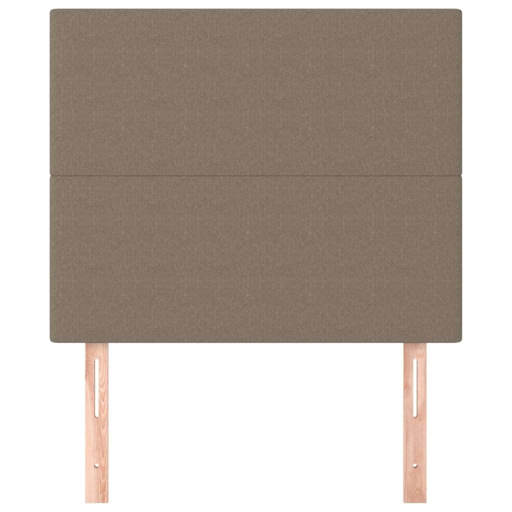 Thumbnail - vidaXL Kopfteile 2 Stk. Taupe 80x5x78/88 cm Stoff