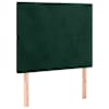 vidaXL peatsiplaat, tumeroheline, 80 x 5 x 118/128 cm, samet