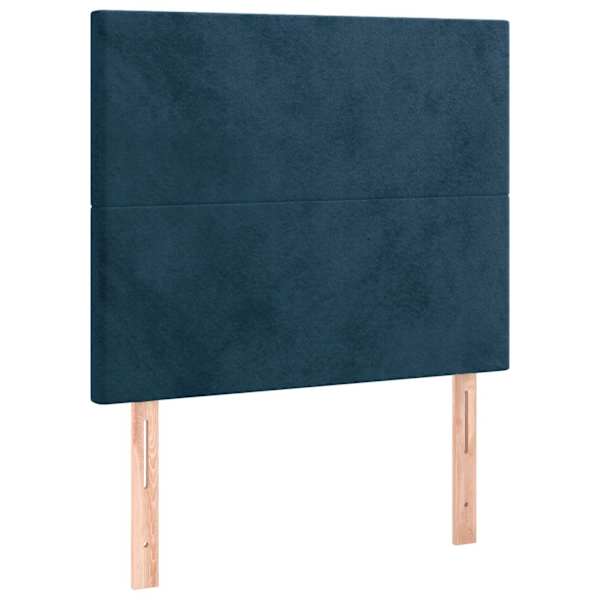 vidaXL peatsiplaat, tumesinine, 100 x 5 x 118/128 cm, samet