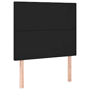 vidaXL peatsiplaat, must, 80 x 5 x 118/128 cm, kunstnahk