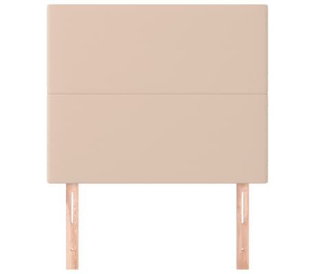 vidaXL Hoofdbord cappuccino 80x5x118/128 cm Kunstleer