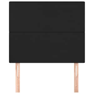 Čelo postele černé 90x5x118/128 cm umělá kůže - obrázek 3